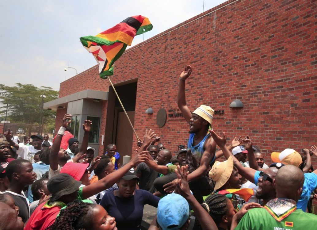Zimbabweans protest against US-imposed economic bans