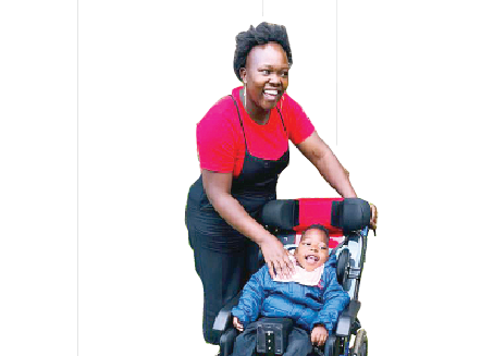 I had to ‘man-up’ and raise my son with cerebral palsy