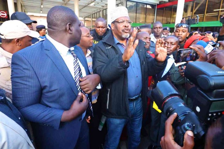 Miguna lauds his supporters after touching down in Kenya