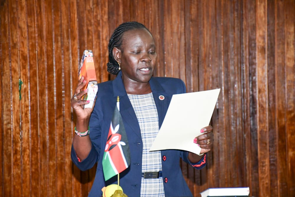 PS nominee for TVETs Esther Muhoria was sworn in as Embu County Secretary today