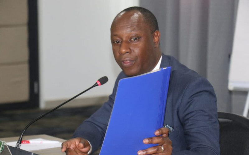 Jonathan Mueke during the Sports and Culture vetting. PHOTO/David Ndolo