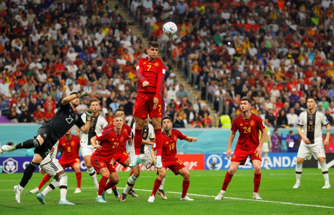 Spain and Germany battle to a 1-1 draw in huge Group E clash