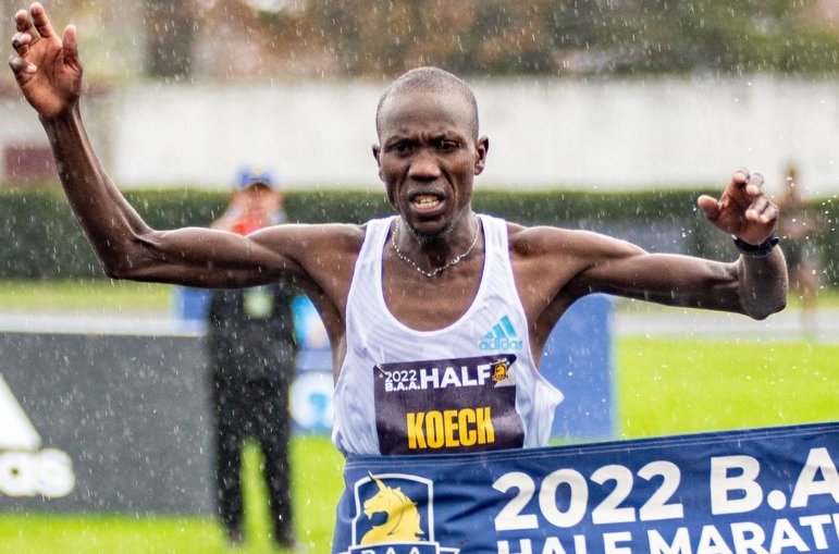 Kenya’s duo Koech and Chepngeno dominate Boston Half Marathon races