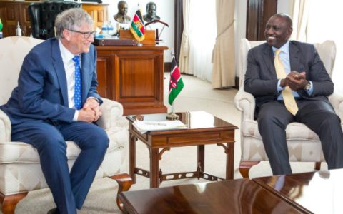 President William Ruto when he hosted American philanthropist Bill Gates at State House Nairobi on Wednesday, November 16, 2022. PHOTO/William Ruto (@WilliamsRuto)/Twitter