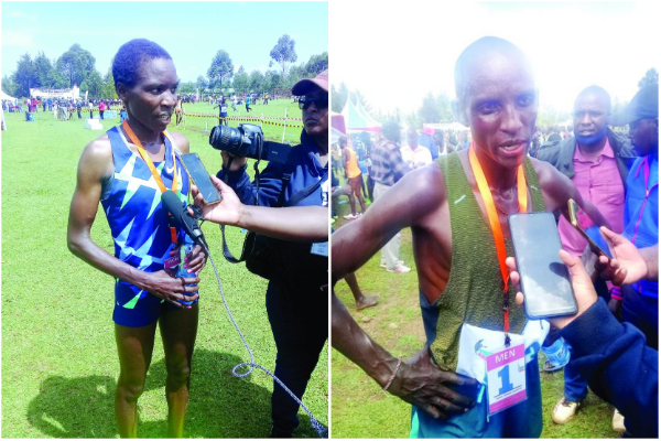 Mud-soaked duo wins Bomet Cross Country