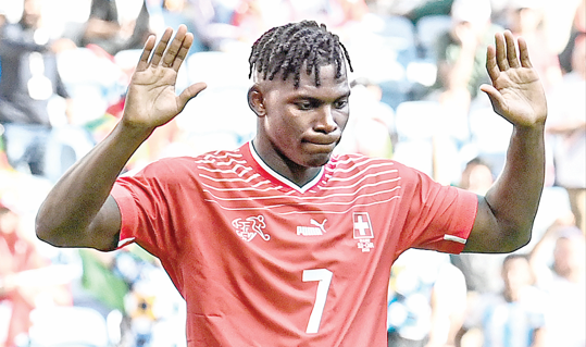 Embolo on target as Swiss skin ‘Indomitable Lions’