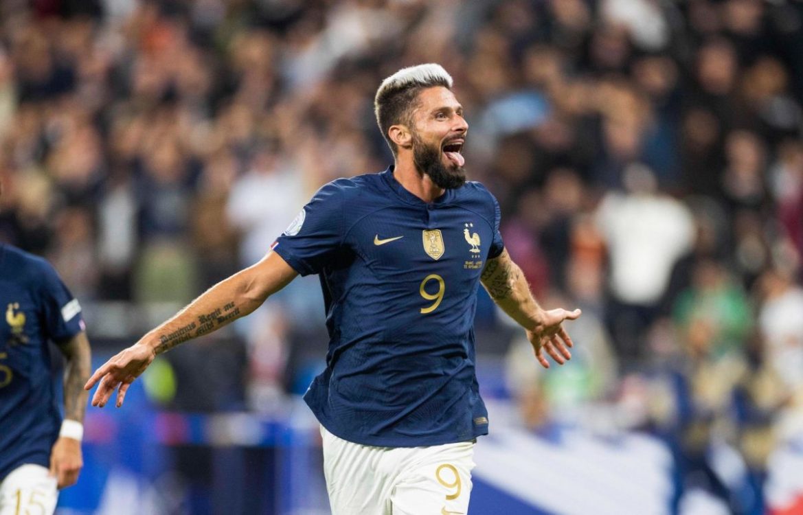 Olivier Giroud ties Thierry Henry goal record in France rout of Australia