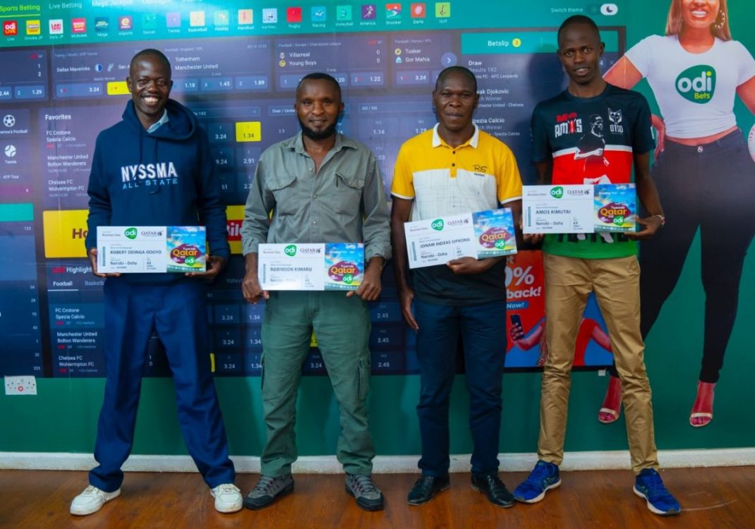First batch of Odibets winners, influencers depart for Qatar
