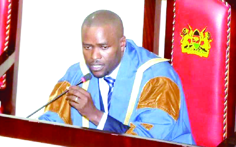 Nakuru Speaker defends self in contempt suit