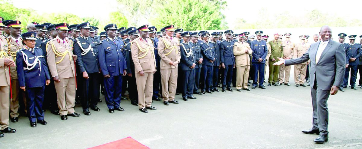 Ruto tells police to be neutral while on duty