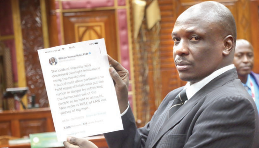 Ruto's name dragged into probe on Cherera Four