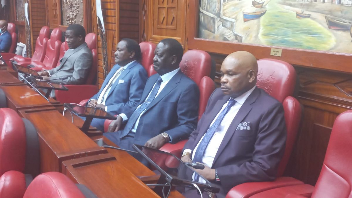 Raila, Kalonzo, Karua present as public hearing on petition seeking removal of dissenting IEBC 4 begins