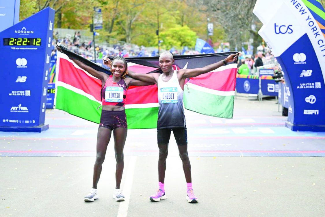 Kenyan runners Lokedi, Chebet win New York City marathon