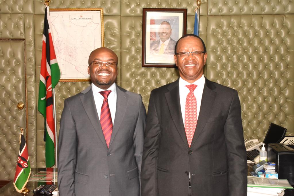 Outgoing Interior PS Karanja Kibicho hands over to Raymond Omollo