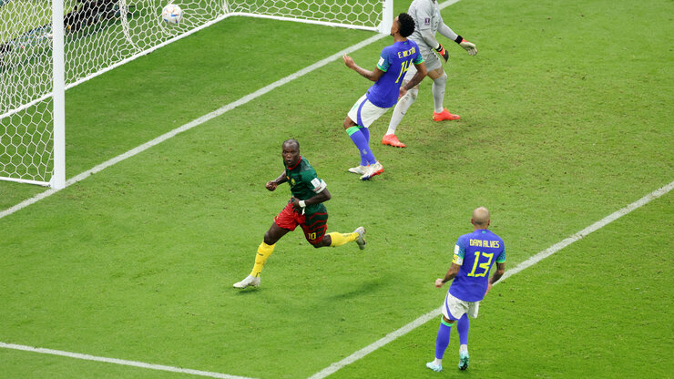 Cameroon becomes first-ever African side to defeat Brazil at World Cup