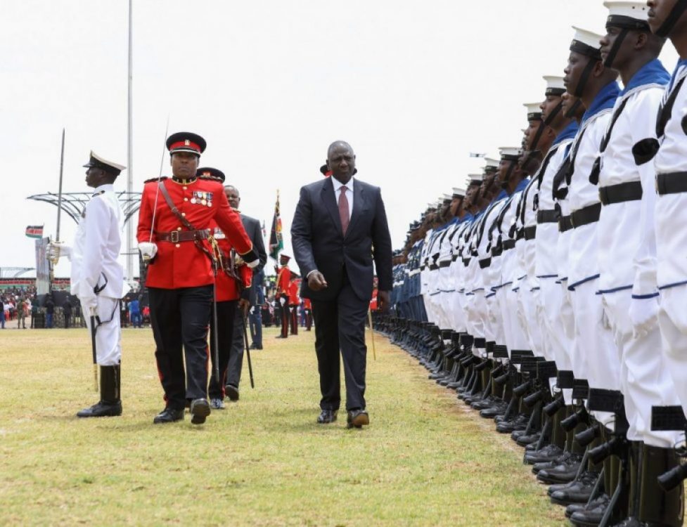 Ruto arrives at Nyayo Stadium to preside over Jamhuri Day celebrations