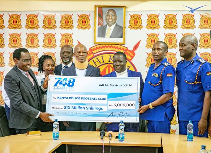 Fly 748 extends another Ksh6M in sponsorship to Kenya Police FC