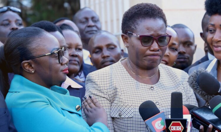 Mwangaza reacts after Senate rejects her impeachment