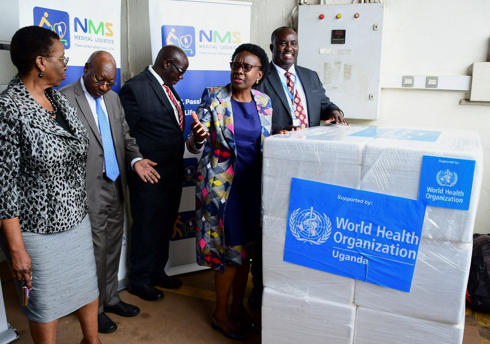 Ebola vaccines arrive in Uganda for trials