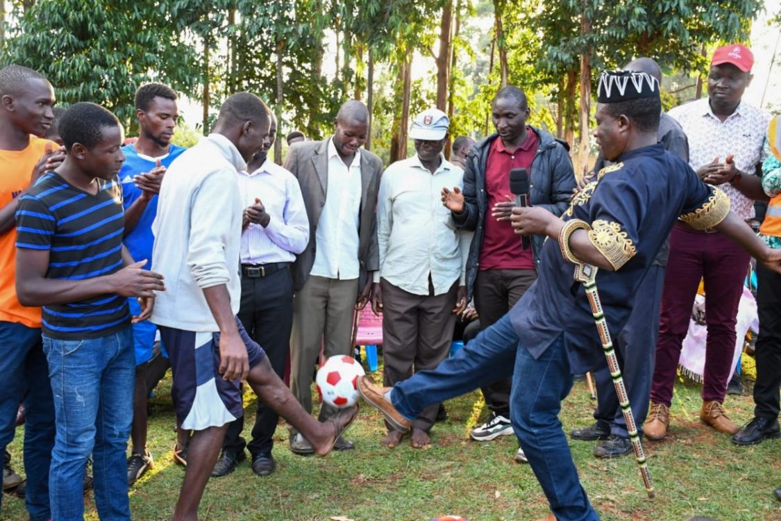 West Mugirango MP roots for grassroots sports clubs