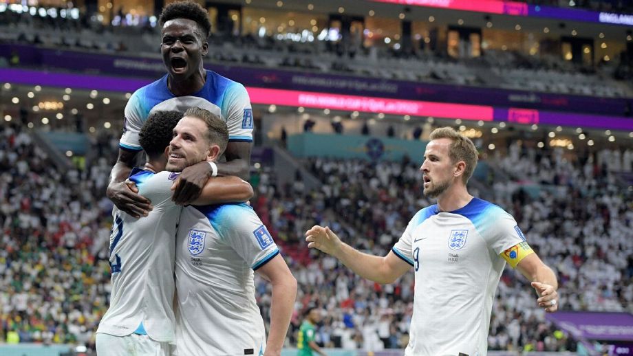 England ease past Senegal to set up quarterfinal showdown with France