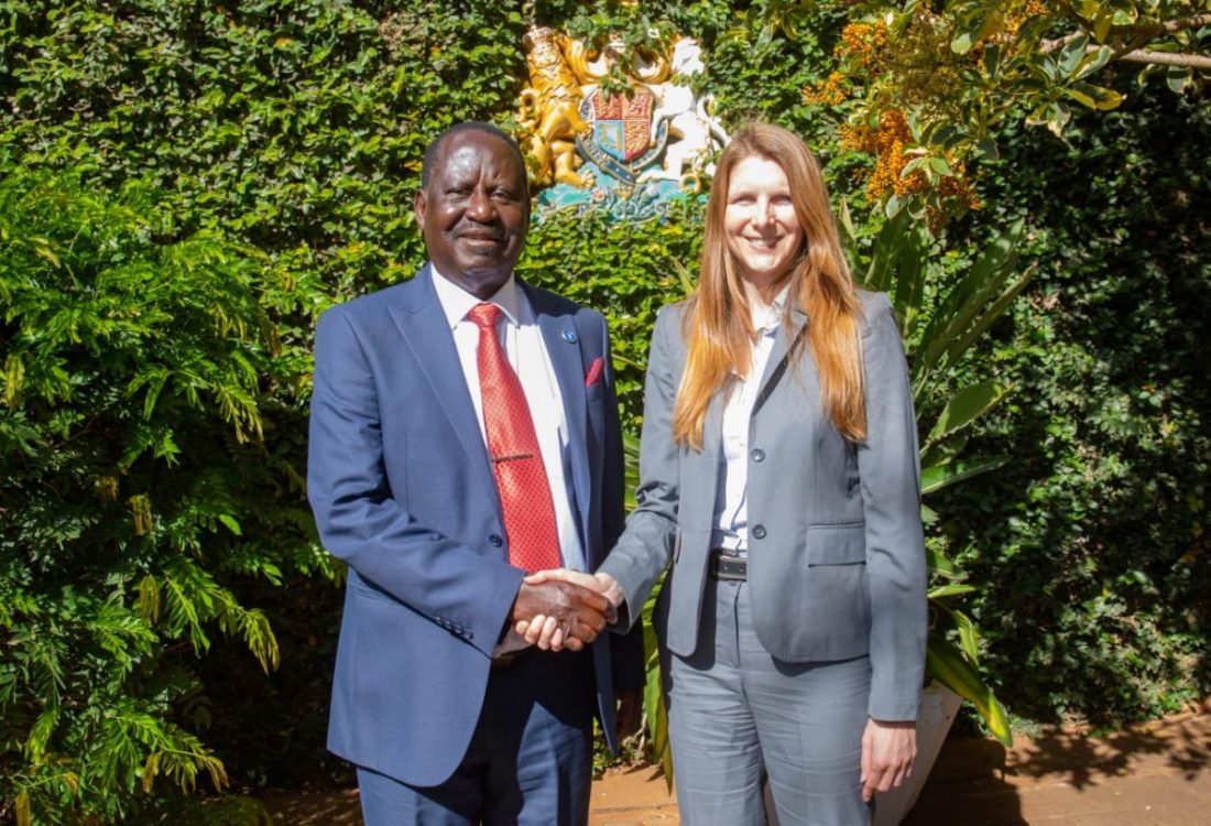 Raila, Jane Marriot meet, discuss areas of collaboration between Kenya, UK