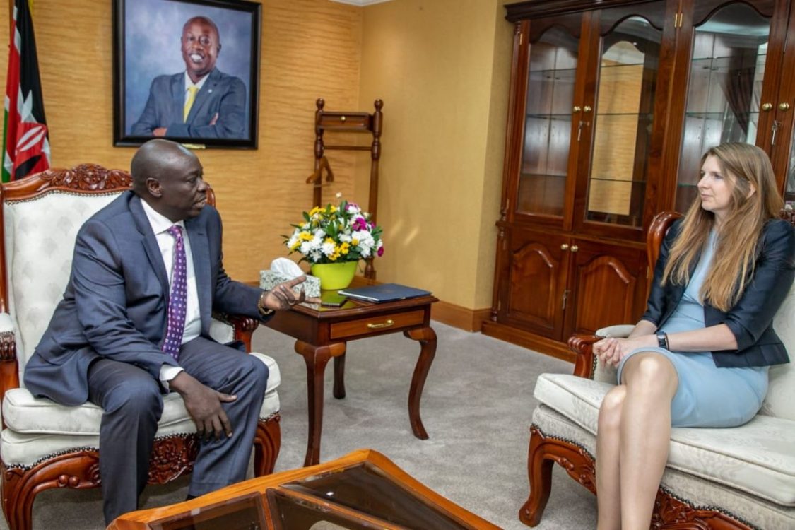 Gachagua, Jane Marriot meet, discuss ties between Kenya, UK