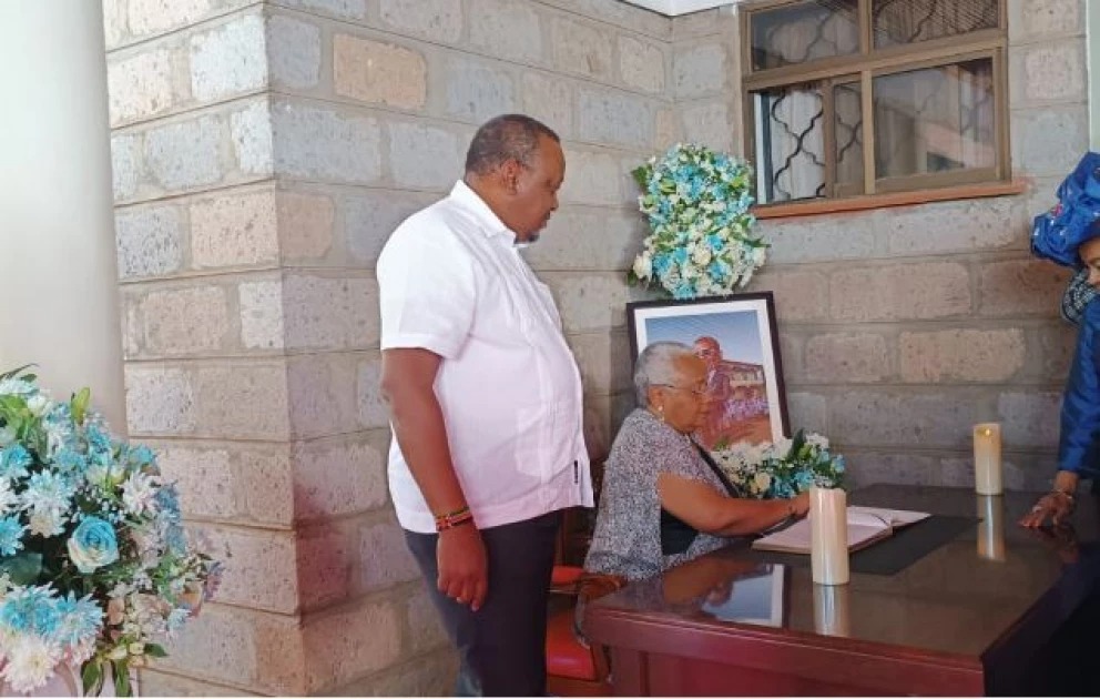 Uhuru, Margaret Kenyatta visit Magoha’s family