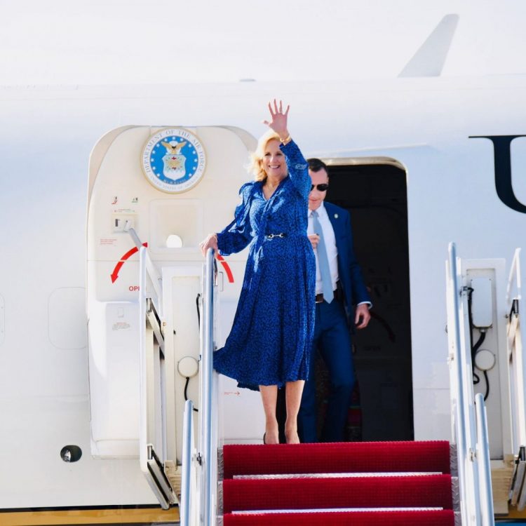 PHOTOS: US First Lady Jill Biden lands in Kenya for 3-day visit