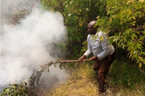 Wildfire ravages over 1,450 acres of Maasai Mau forest in Narok