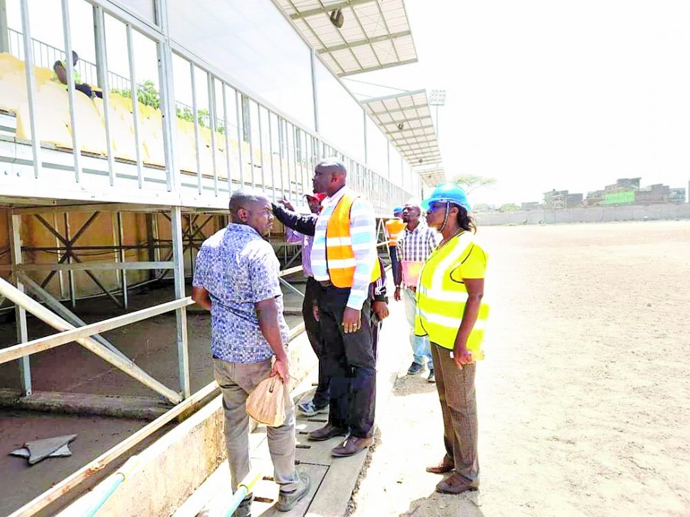 Work resumes at Dandora stadium, to be completed after two months