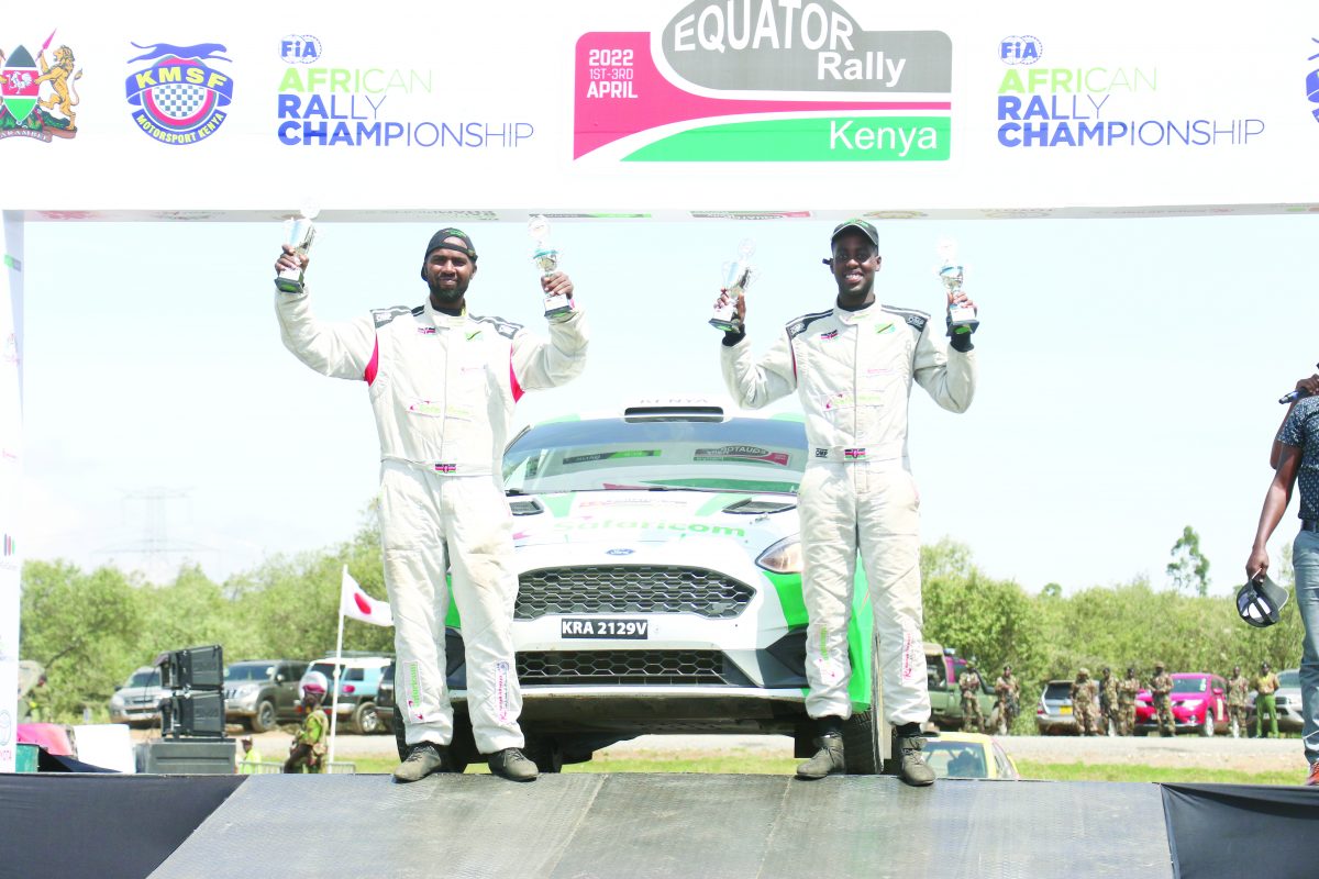 Driver Wahome speeds to maiden victory in KNRC