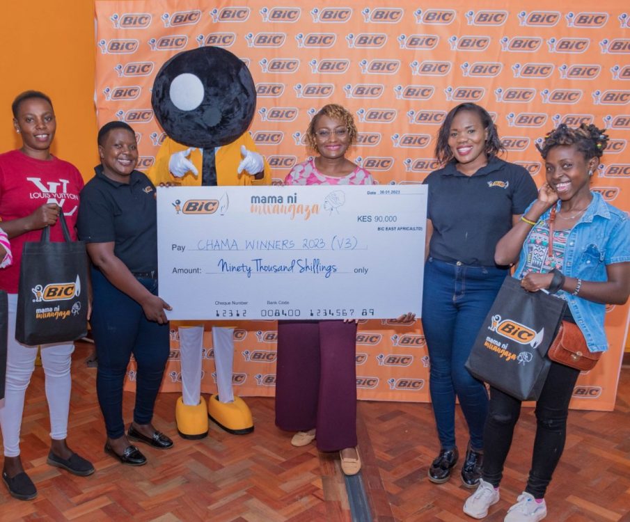 7 woman groups get Ksh90,000 award from Bic