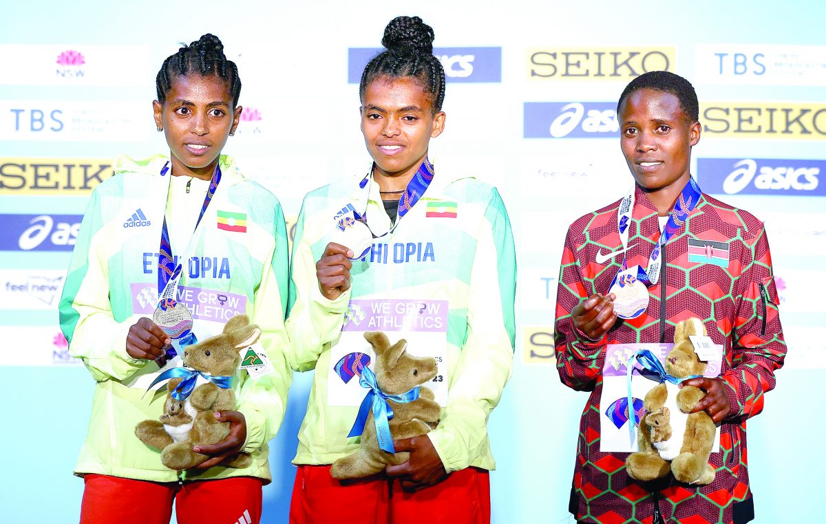 Kosgei beats tough terrain to bag bronze in World U20 race