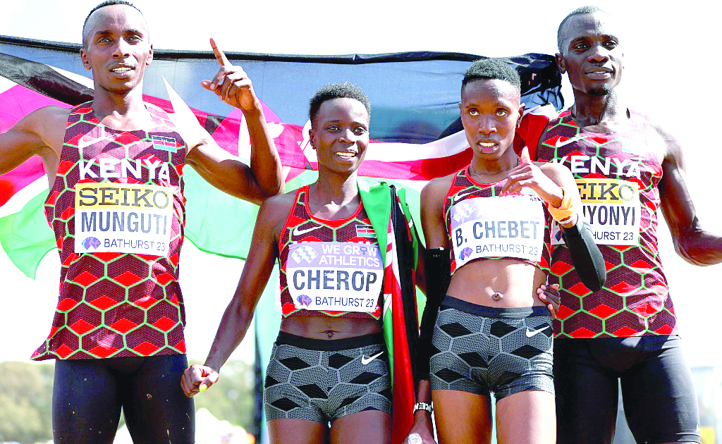 How Kenyans outpaced rivals to win mixed relay in Bathurst