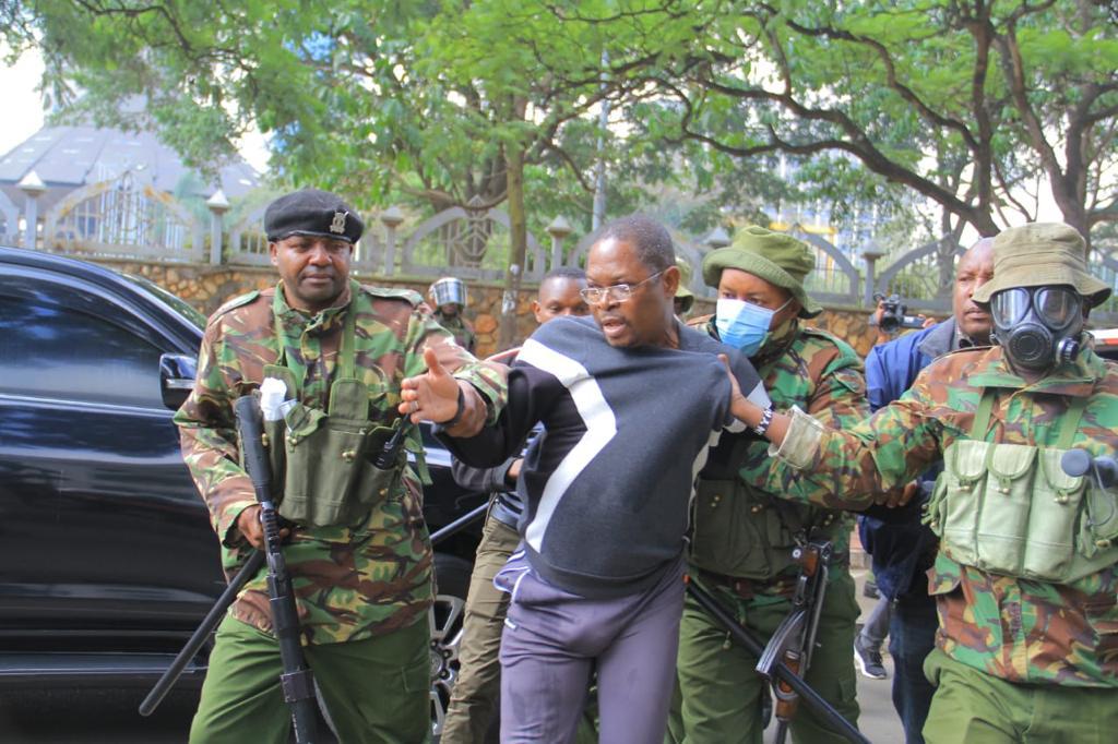 Stewart Madzayo arrested as Azimio leaders converge at KICC ahead of demos