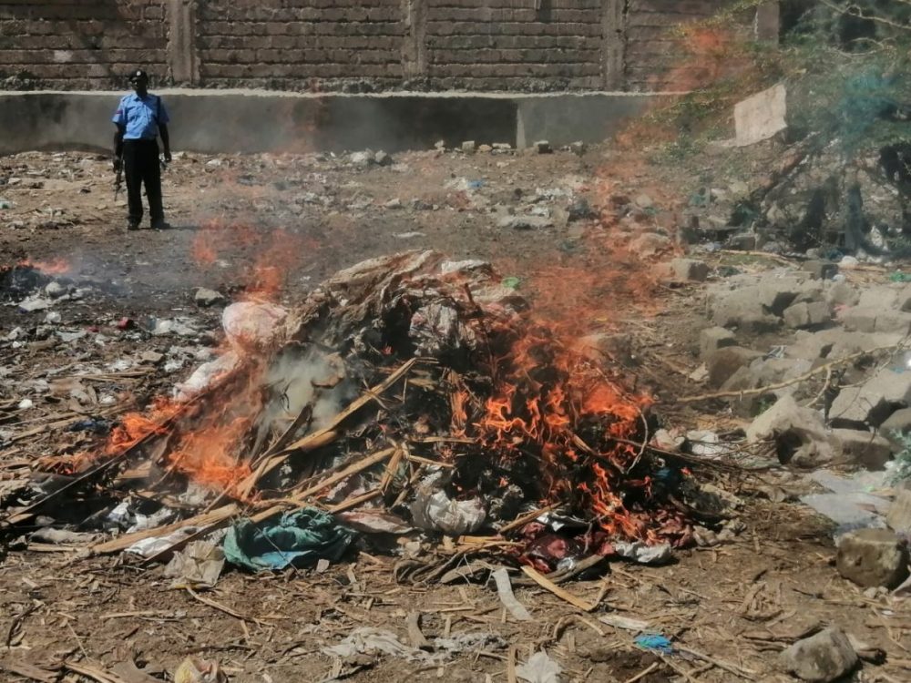 Chaos as starving residents scramble for dead meat in Kitengela