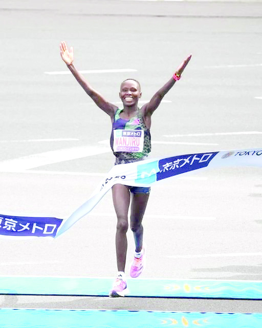 Wanjiru wins women marathon in Japan as Kipruto manages fourth spot in men’s race