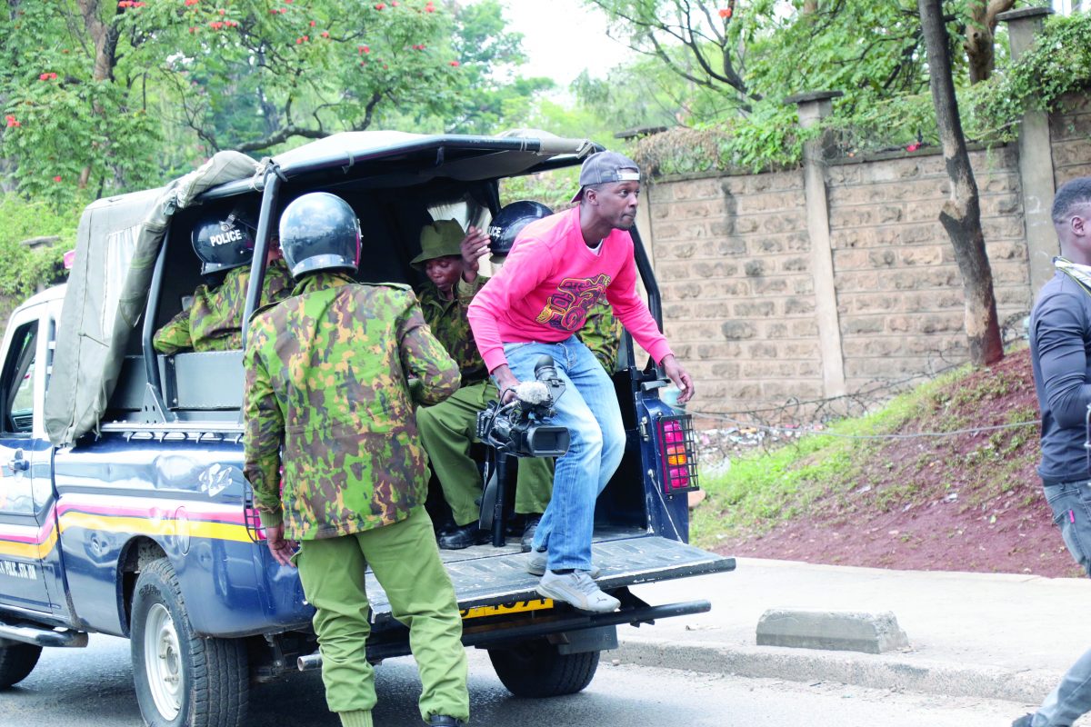 Journalists bear brunt of goons, police during Azimio la Umoja city protest