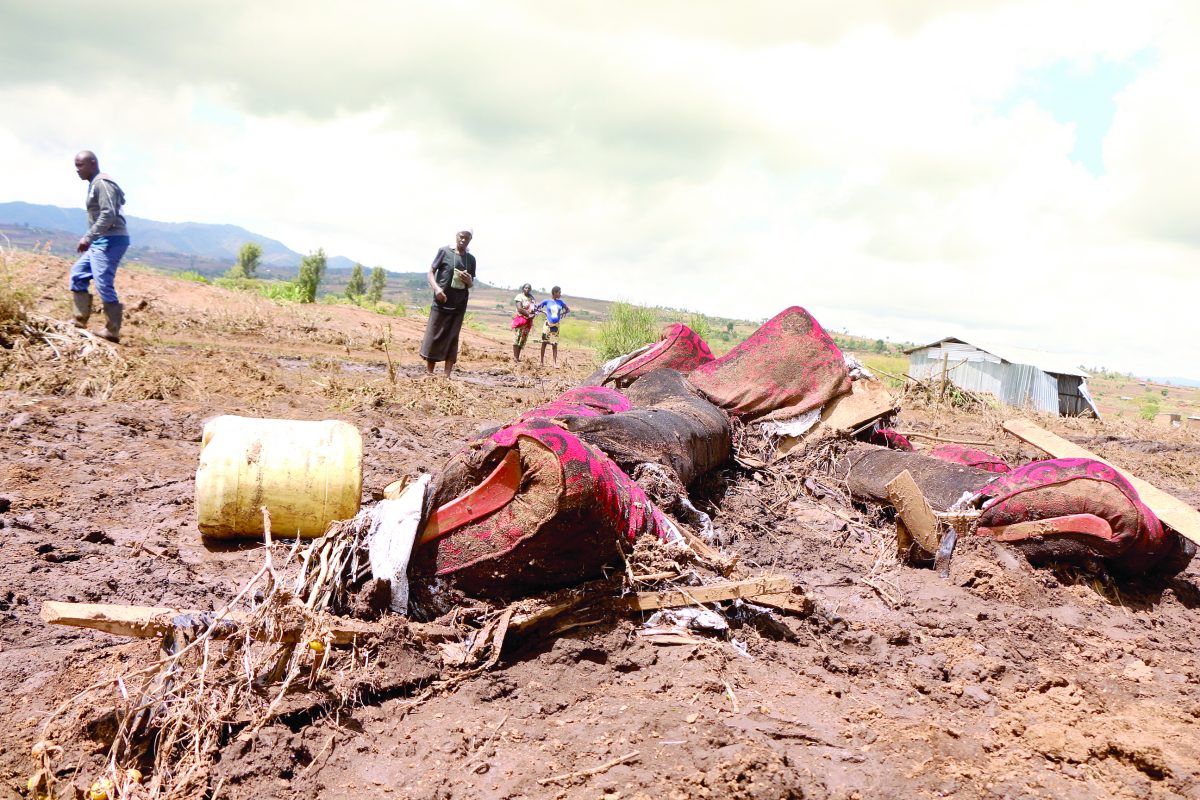 Seven dead, scores displaced in floods