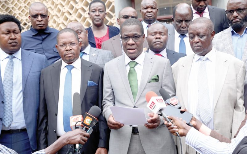 Opiyo Wandayi at parliament building. PD/Kenna Claude