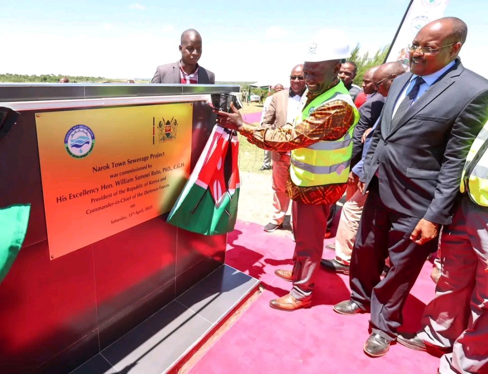 Ruto launches Ksh1.5B sewerage project in Narok