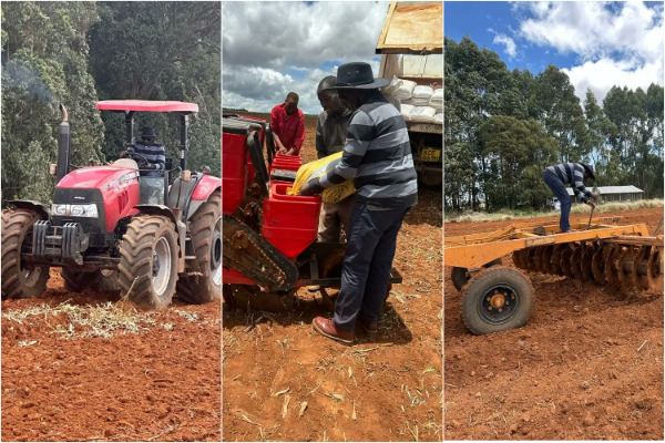 Video: Ruto spends Easter break tilling Eldoret farm