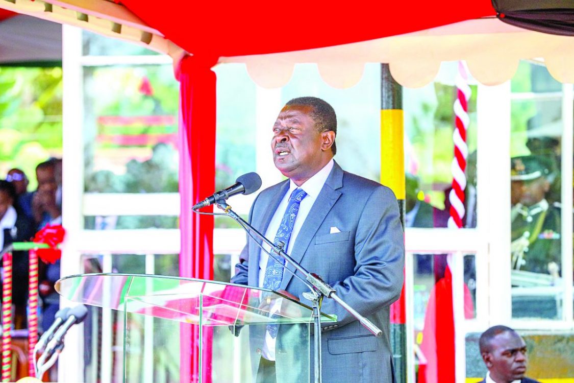 Mudavadi lauds disciplined forces for devotion to duty