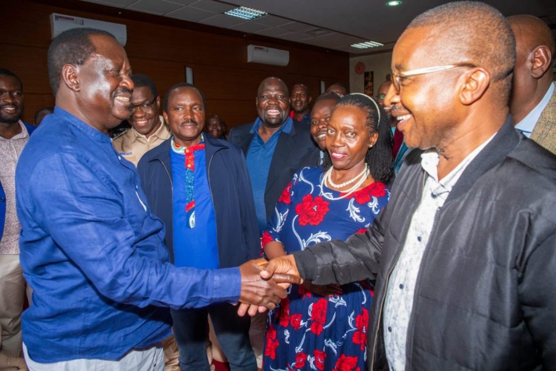 Raila back in Kenya after Dubai tour