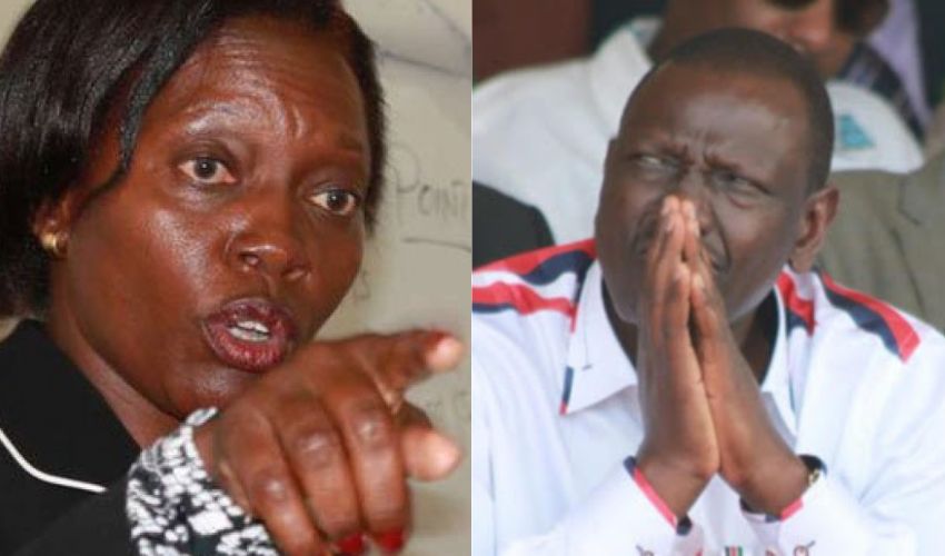 Karua calls out Ruto for launching Nyandarua road twice