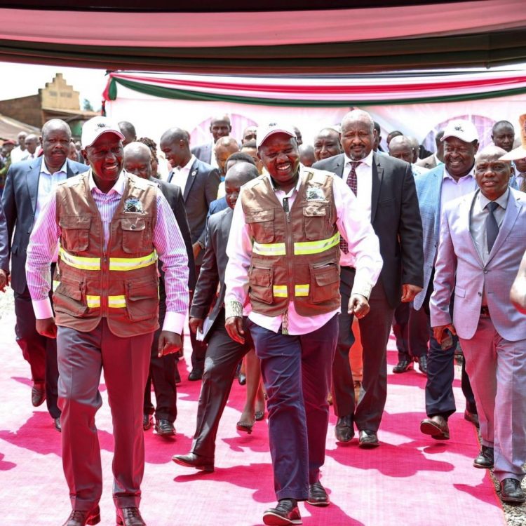 Ruto launches construction of 65-kilometre road in Kajiado