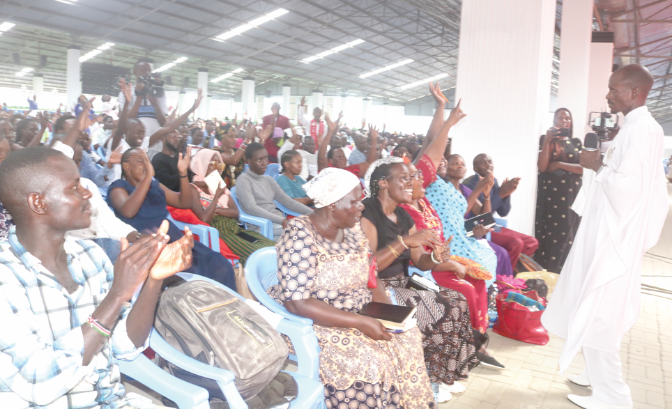 Defiant Ezekiel ignores State ban to hold service