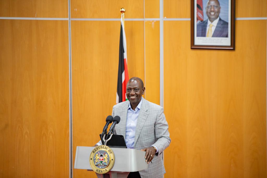 Ruto asks KRA to fully embrace technology in tax collection