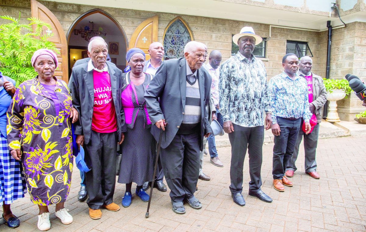 It’s State duty to settle Mau Mau, Raila tells DP